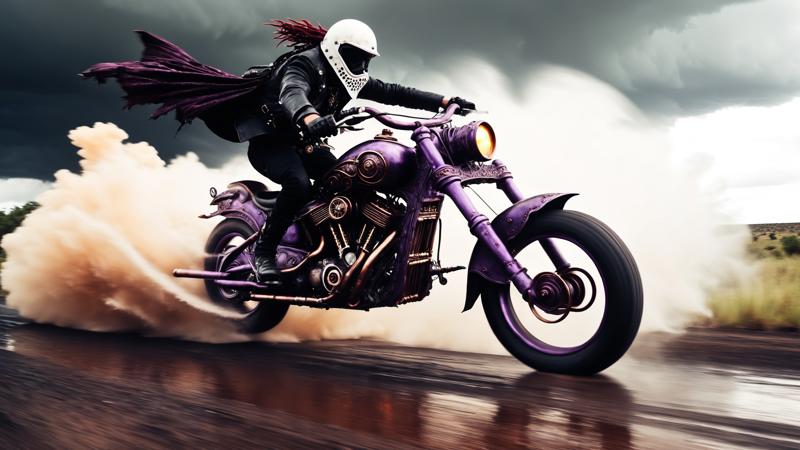 20240816_191811 black-toned action stunt photo of an abyssal flaming steampunk motorcycle leaping over a deep fissure on a dark apocalyptic dirt 1727215513 c=8 50 0.4 DPM++ 2M Karras mrArtSDXL_v10.jpg